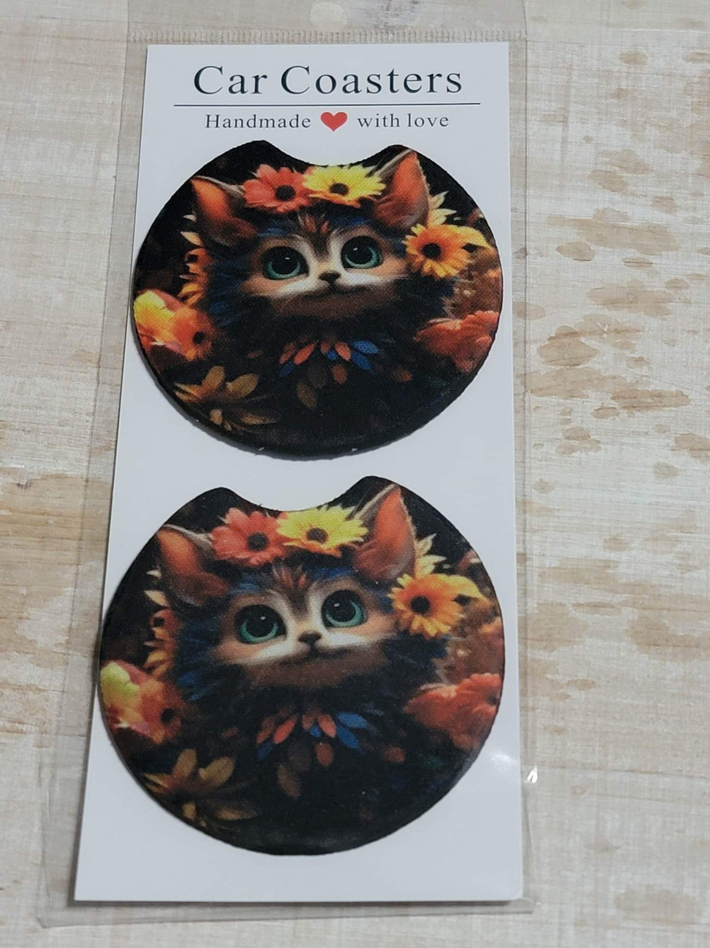 Sunflower and cat